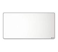 Glorious Gaming Tapis de souris en tissu (XXL Extended) - Bords cousus, surface lisse pour vitesse et contrôle, base anti-dérapante, lavable en machine, XL (910 x 460 x 3 mm) - Blanc