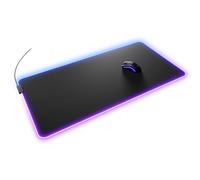 Glorious Gaming Tapis de Souris GMP 2 GLED XXL - 2 Zones RGB, Bord InfiniGlow sans Coutures, Surface Tissu Premium, Base Caoutchouc antidérapante - 915 mm×460 mm×3 mm - Tapis de Bureau