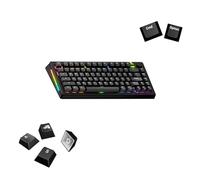 Glorious Gaming - Touches GPBT Basics en PBT, 8 Coloris, Classic Black, ineffaçables, pour claviers mécaniques Custom formats 100, 75, 65 et 60%, ANSI ou ISO, Disposition américaine QWERTY