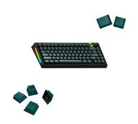 Glorious Gaming - Touches GPBT Basics en PBT, 8 Coloris, Totem Green, ineffaçables, pour claviers mécaniques Custom formats 100, 75, 65 et 60%, ANSI ou ISO, Disposition américaine QWERTY
