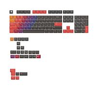 Glorious Gaming - Touches GPBT Gradient - Capuchons pour Claviers Mécaniques (Celestial Fire), ineffaçables, pour formats 100, 75, 65 et 60%, ANSI ou ISO, Disposition américaine QWERTY