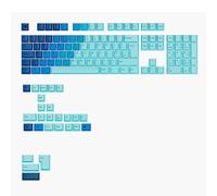 Glorious Gaming - Touches GPBT Gradient - Capuchons pour Claviers Mécaniques (Ocean), ineffaçables, pour claviers mécaniques Custom aux formats 100, 75, 65 et 60%, Disposition Anglaise QWERTY