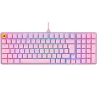 GLORIOUS GMMK 2 Full Size 96% Clavier Gaming QWERTY Anglais (Rose) | Switches Linéaires Fox, Échangeable À Chaud, Capuchons Doubleshot, Rétroéclairage RGB, Plaque Supérieure Aluminium Solide