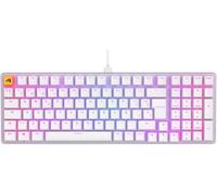 GLORIOUS GMMK 2 Full Size 96% Clavier Gaming QWERTY Espagne (Blanc) | Switches Linéaires Fox, Échangeable À Chaud, Capuchons Doubleshot, Rétroéclairage RGB, Plaque Supérieure Aluminium Solide