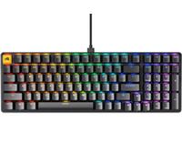 Glorious Gaming GMMK 2 Full Size (96%) - Clavier de jeu mécanique, cadre aluminium, personnalisable, capuchons de touches doubleshot, switches Glorious Fox, RGB, Disposition QWERTY américaine - Noir