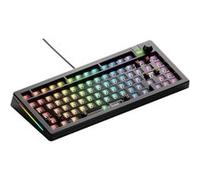 Glorious Gaming GMMK 3 Barebones : kit clavier gaming personnalisé, clavier 75 % mécanique, joints modulaires, MX 5 broches (hot swap), mousse insonorisante, plaque de commutation alu, ANSI - Noir