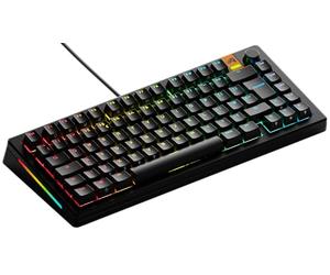 GLORIOUS GMMK 3 HE Clavier Gaming 75% QWERTY Anglais | Switches Linéaires Magnétiques Fox, Taux Polling 8K, Échangeable À Chaud, Capuchons Doubleshot PBT, Déclenchement Rapide