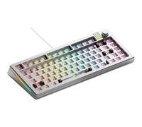 Glorious Gaming GMMK 3 PRO Barebones : kit clavier personnalisé, molette, corps alu et joints modulaires, clavier 75 % (hot swap), mousse insonorisante, plaque de commutation alu, ANSI - Argenté