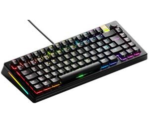 GLORIOUS GMMK 3 Pro HE Clavier Gaming 75% QWERTY Nordique (Noir) | Switches Modulaires Magnétiques Hot Swap, Taux Polling 8K, Corps Aluminium, Déclenchement Rapide, Activation Ajustable