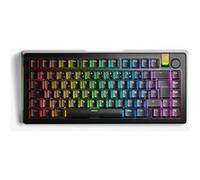 Glorious GMMK3 PRO HE - Clavier - préassemblé - 75% - rétro-éclairé - sans fil - 2.4 GHz, Bluetooth, USB - AZERTY - Français - commutateur : Glorious Fox HE switches - noir