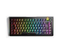 Glorious GMMK3 PRO HE - Clavier - préassemblé - 75% - rétro-éclairé - sans fil - 2.4 GHz, Bluetooth, USB - AZERTY - Français - commutateur : Glorious