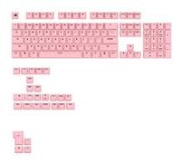 Glorious Gaming - Touches GPBT Basics en PBT, 8 Coloris, Potion Pink, ineffaçables, pour claviers mécaniques Custom formats 100, 75, 65 et 60%, ANSI ou ISO, Disposition américaine QWERTY