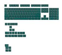 Glorious Gaming - Touches GPBT Basics en PBT, 8 Coloris, Totem Green, ineffaçables, pour claviers mécaniques Custom formats 100, 75, 65 et 60%, ANSI ou ISO, Disposition américaine QWERTY