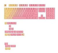 Glorious Gaming - Touches GPBT Gradient - Capuchons pour Claviers Mécaniques (Grapefruit), ineffaçables, pour claviers mécaniques Custom aux formats 100, 75, 65 et 60%, Disposition américaine QWERTY