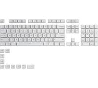 Glorious GPBT Keycaps - 114 Capuchons de touches en PBT, ANSI, disposition US, Arctic White