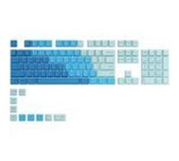 Glorious GPBT Keycaps - 114 capuchons de touches en PBT, ANSI, layout US, Océan des Caraïbes