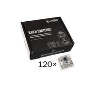 Glorious Gaming 120 switches Kailh pour Clavier mécanique (Silver) - Linéaire et Rapide, Force d’Activation 40 g, switches Rapides, Support 3 Broches, compatibles SMD-LED - Kailh Silver