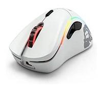 Glorious Gaming - Souris gaming Model D- (Petite) - 67 g, RGB, sans fil 2,4 GHz - Blanc mat