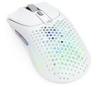 GLORIOUS Gaming Model O 2 Wireless Souris de Jeu sans Fil - Hybride 2,4 GHz et Bluetooth, 68 g, superlégère, Batterie Longue durée, capteur 26K DPI, RGB, ambidextre, 6 Boutons, Pieds PTFE - Blanc