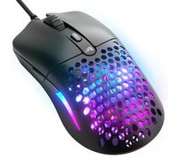 Glorious Gaming Souris Model O Eternal – Ultralégère filaire 55 g, RGB, 12K DPI, 6 boutons – Noir