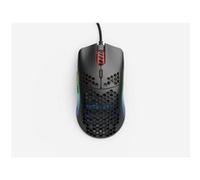 Glorious Gaming Model O- (Petite) Souris de jeu filaire - Design nid d’abeille 58 g, RGB, capteur Pixart 3360, switches Omron, ambidextre - Noir brillant