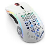 Glorious Modèle D - Souris de Jeu sans Fil - 67 g - Design nid d'abeille Super léger, RVB, Ergonomique, sans décalage 2,4 GHz sans Fil, jusqu'à 71 Heures de Batterie - Blanc Mat