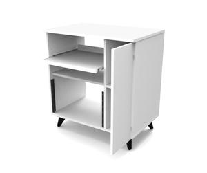 Glorious Modular Side Rack White - Extension de Rack de Studio pour Les séries Sound Desk et Workbench