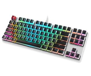 Glorious PC Gaming Race Compatible Aura Keycaps - 105 Keycaps, ANSI, US-Layout, Schwarz