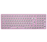 Glorious Gaming GMMK 2 Full Size (96%) Barebones (cadre uniquement) - Cadre de clavier de jeu mécanique, taille standard (96%), aluminium, personnalisable, RGB, Disposition international / ISO - Rose