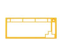 Glorious PC Gaming Race GMMK Pro Top Frame Couleur Jaun pour Clavier Gamer Mecanique