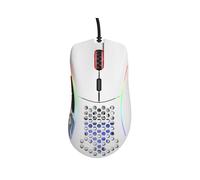 Glorious PC Gaming Race Model D GD-WHITE Souris Gaming Droitier Optique 12000 DPI USB Type-A, 6 Boutons, 1ms, 1000Hz, 50G, Blanc, Windows/Mac/Linux