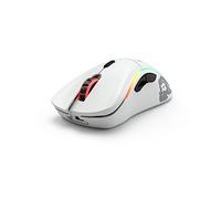 Glorious Gaming - Souris gaming Model D- (Petite) - 67 g, RGB, sans fil 2,4 GHz - Blanc mat