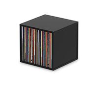 Glorious Music – Casier de rangement Record Box 110 pour 110 vinyles – Noir