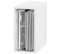 Glorious Music Rangement pour vinyle Record Box 55 Blanc