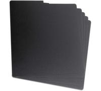 Glorious Vinyl LP Divider Set Black (6 pcs.)