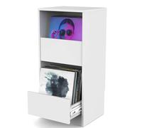 Glorious Vinyl Vault White meuble pour vinyles