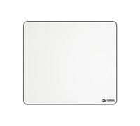 Glorious Gaming Tapis de Souris en Tissu (XL) - Bords Cousus, Surface Lisse pour Vitesse et contrôle, Base Anti-dérapante, Lavable en Machine, XL (460 x 410 x 2 mm) - Blanc