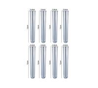 Glorlliant Lot de 8 Tubes à Essai en Acrylique pour Station de Multiplication Des Plantes époxy Moule en Silicone Moule Tubes à Essai Vases pour Plantes Hydroponiques Fleurs, Transparent