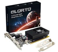 Glorto GeForce GT 730 Carte graphique 4G Low Profile 2 x HDMI, VGA, DDR3, PCI Express 2.0 x16, GPU d'entrée de gamme pour PC, SFF et HTPC