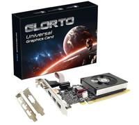 Glorto GeForce GT 730 Carte graphique 4G Low Profile 2X HDMI, DP, VGA, DDR3, PCI Express 2.0 x8, GPU d'entrée de gamme pour PC, SFF et HTPC, compatible avec Windows 11