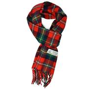 Glory Max Scottish Stewart Écharpe d'hiver à carreaux écossais doux au toucher cachemire 183 x 30,5 cm, Plaid rouge et vert, Único