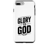 Glory to God Christian Faith Inspiration Coque pour iPhone 7 Plus/8 Plus