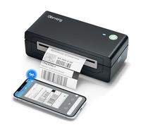 Gloryang Imprimante d'étiquettes d'expédition thermique Bluetooth 4 x 6 sans encre pour iOS, Android, ordinateur portable, imprimante sans fil pour petites entreprises, compatible avec Amazon, UPS,