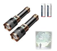 Gloryboom Lampe torche rechargeable 1097 Lumière forte pour camping, maison, urgence, inspection, réparation, cadeaux pour outils pour homme, portable et ultra longue durée