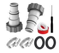 Gloryit Adaptateur Tuyau Piscine, Raccord pour Tuyau Piscine Ø 32 et 38 mm, Adaptateur Piscine, Intex Piscine Adaptateur A, Adaptateur de Tuyau