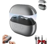 Glosrity Easyclip Smart Nail Clipper, Pubyfun/Shirem/Fanyil/Glosrity Multi-Function Electric Nail Clipperss, with LED Light & Nails Scraps Storage (Gray)