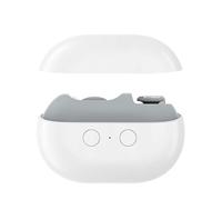 Glosrity EasyClip Smart Nail Clipper, Vueeze/Glosrity/Pubyfun 3-in-1 Multi-Functional Electric Nail Clipper, 2 Speeds Automatic Nails Trimmer with LED Light & Clip Storage (White)