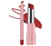Gloss à lèvres brillant, hydratant, brillant à lèvres, 2 en 1, rouge à lèvres mat, imperméable à l'eau, kit de rouge à lèvres, couleur des lèvres soignée