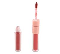 Gloss à Lèvres Double Embout Rouge, Hydratant, Effet Miroir, Étudiants | Usage Quotidien et Sorties Décontractées, Formule Liquide, Style Esthétique, Teinte Rouge, Design à Deux Têtes