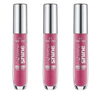Gloss à lèvres essence extreme shine volume, 13, rose, brillant, éclatant de fraîcheur, translucide, vegan, sans huile, sans conservateurs, sans parabènes, lot de 3 (3 x 5 ml)